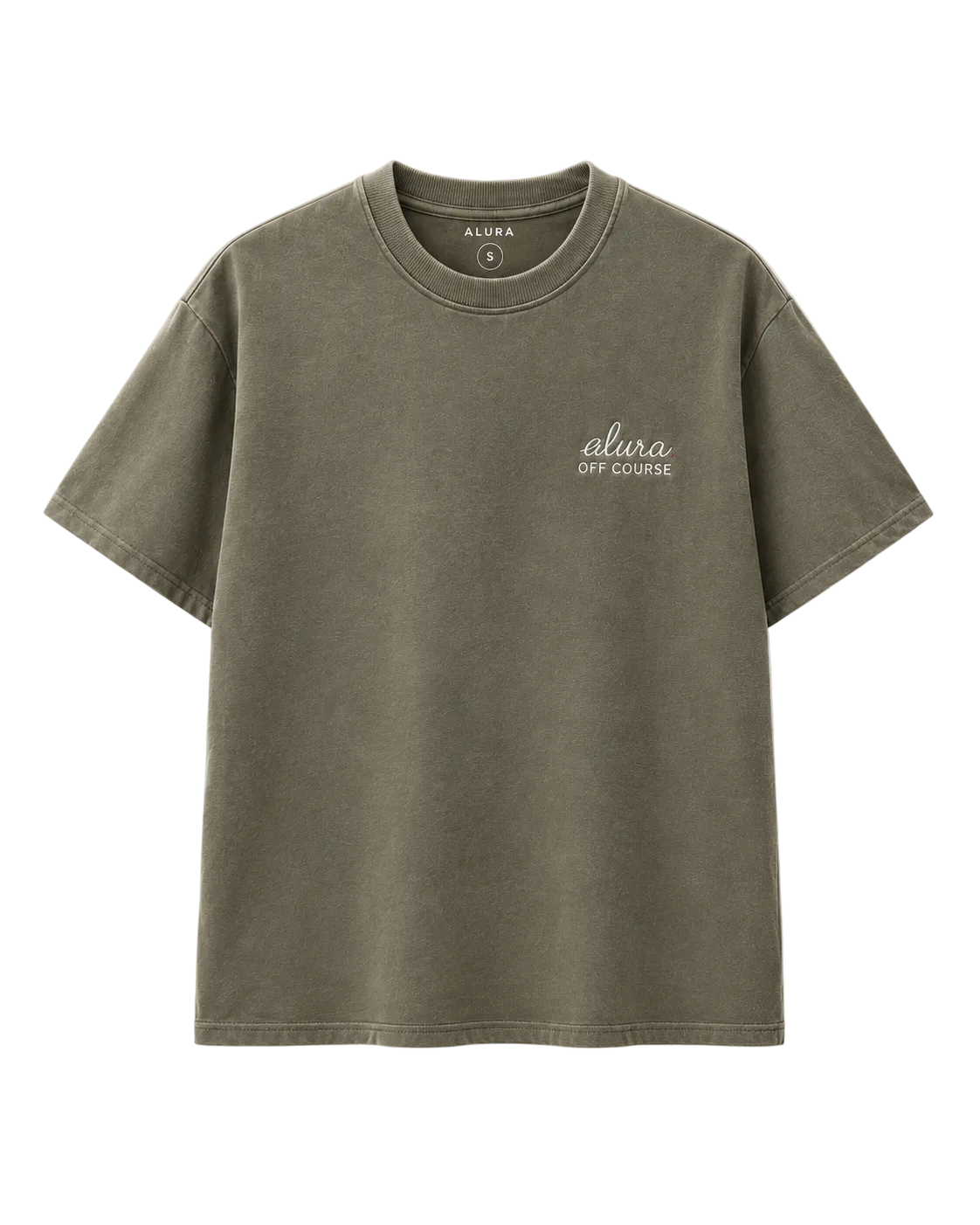 Off Course Lifestyle T shirt (Olive Green)