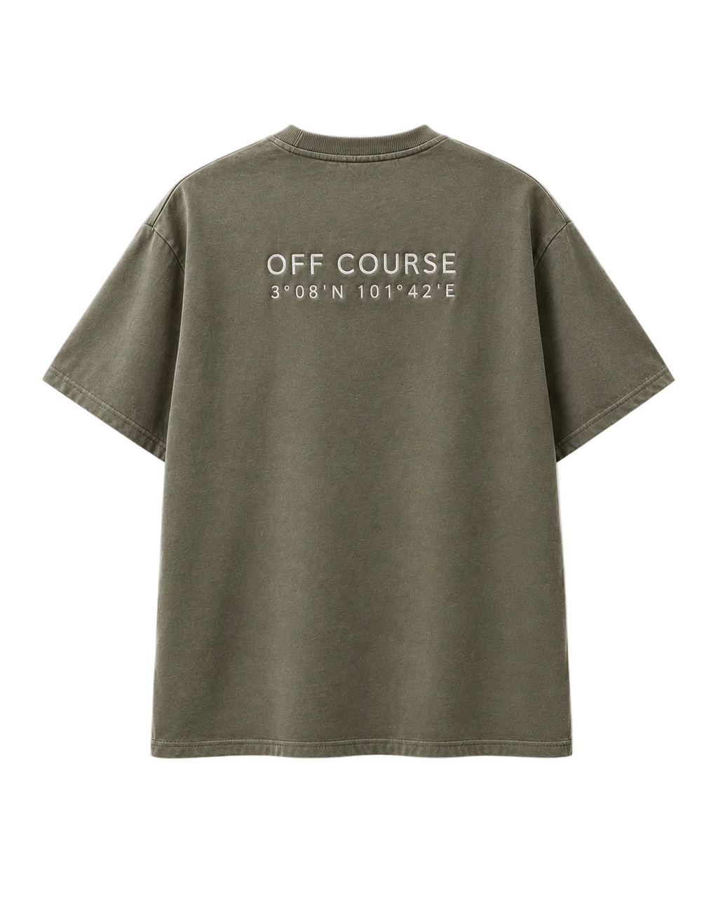 Off Course Lifestyle T shirt (Olive Green)