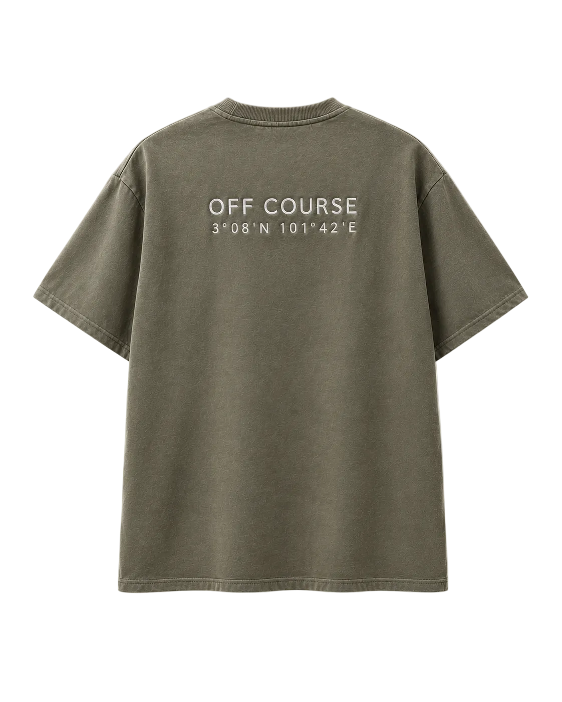 Off Course Lifestyle T shirt (Olive Green)